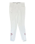 Cavalleria Toscana Kid's CT Logo Grip Breeches in White