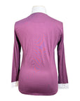 Essex Classics 'Luna Performance' Show Shirt in Stirrups/Plum