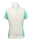 Romfh Chill Factor Short Sleeve Show Shirt in White/Mint