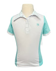Romfh Chill Factor Short Sleeve Show Shirt in White/Mint