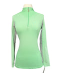 EIS 1/4 Zip Base Layer in Lime Green