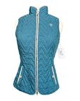 Ariat 'Ashley' Vest in Deep Teal/Grey
