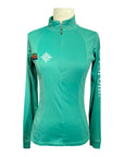 Espoir Lumiere Eternal Collection Quarter Zip Sun Shirt in Sea Blue