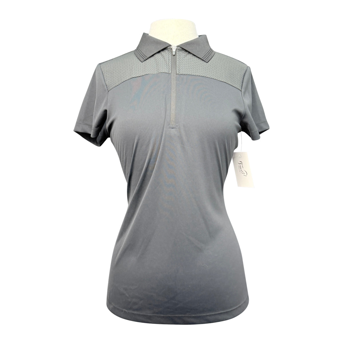 Chemise D'équitation Technique Noel Asmar – Femme, XS, Noir, Zip – Performance