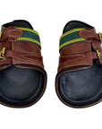 Devoucoux Leather Hind Boots in Brown
