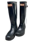 Hunter Original Tall Rain Boot in Black - Women's 5