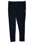 Free Ride Equestrian Softshell Full Grip Tights in Black