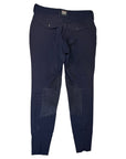 For Horses Knee Patch Breech in Navy