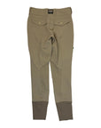For Horses Knee Patch Breech in Tan
