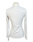 Dada Sport 'Venezia' Long Sleeve Show Shirt in White