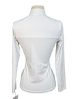 Maya Delorez 'Emilia' Competition Air Mesh Top in White