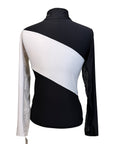Criniēre 'Sophie' Schooling Top in Black/White