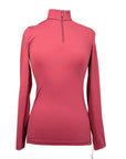 Dover Saddlery CoolBlast® 100 Long Sleeve Shirt in Ruby Wine