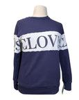 Clovis 'Haley' Pullover Sweater in Navy