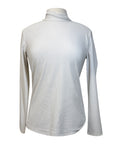 CALLIDAE 'Tech Rib' Mockneck Shirt in White