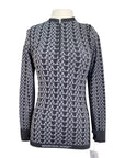 Front of Mountain Horse 'Magic' Tech Top in Black/Grey - Women's XXS/XS