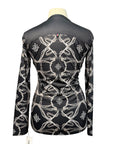 Espoir 'Zip-Tee' in Black Roped Horses
