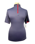 Kastel Signature Short Sleeve Shirt in Navy - Women's Large