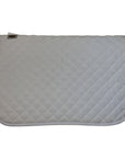 Gatsby Quilted Baby Saddle Pad in White