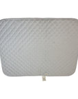 Gatsby Quilted Baby Saddle Pad in White