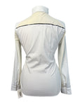RJ Classics 'Rebecca' Show Shirt in White/Positive Affirmations