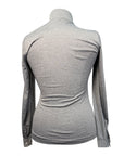 Noel Asmar 1/4 Button Up Shirt in Heather Grey