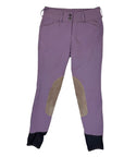 RJ Classics 'Gracie' Knee Patch Breeches in Purple