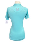 Noble Outfitters Tech Polo Shirt in Aqua