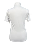 Equisite 'Elaine' Short Sleeve Show Shirt in White