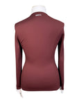 Equisite 'Nadine' Shirt in Burgundy