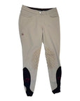 Cavalleria Toscana Logo Grip Breeches in Tan