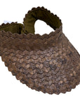 Kids Woven Straw Sun Visor w/Patch in Y'all