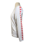 Dada Sport 'Izzy' Technical Shirt in White/Red