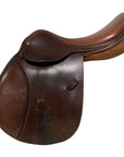Dover 'Full Contact Deluxe' Circuit Saddle in Brown