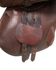 Dover 'Full Contact Deluxe' Circuit Saddle in Brown