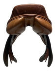 Dover 'Full Contact Deluxe' Circuit Saddle in Brown