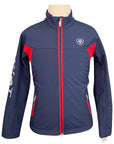 Ariat Team Softshell Jacket in Navy/Red