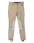 Cavalleria Toscana 'American' High Rise Jumping Breeches in Tan