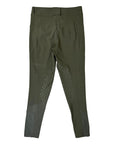 Free Ride Equestrian 'Pro' Knee Grip Breech in Army Green