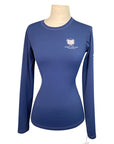 Asmar Equestrian Sustainable Logo Tee in Navy - Women's Medium