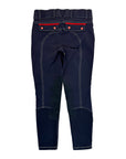 Ariat 'Olympia' FEI Collection Breeches in Navy/Red Trim