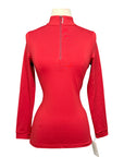 EIS 'MegaHeat' 1/4 Zip Base Layer in Red