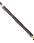 M. Toulouse Shaped Leather Girth in Brown