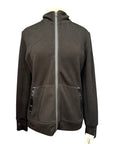 Kastel Fitted Full Zip Jacket in Black
