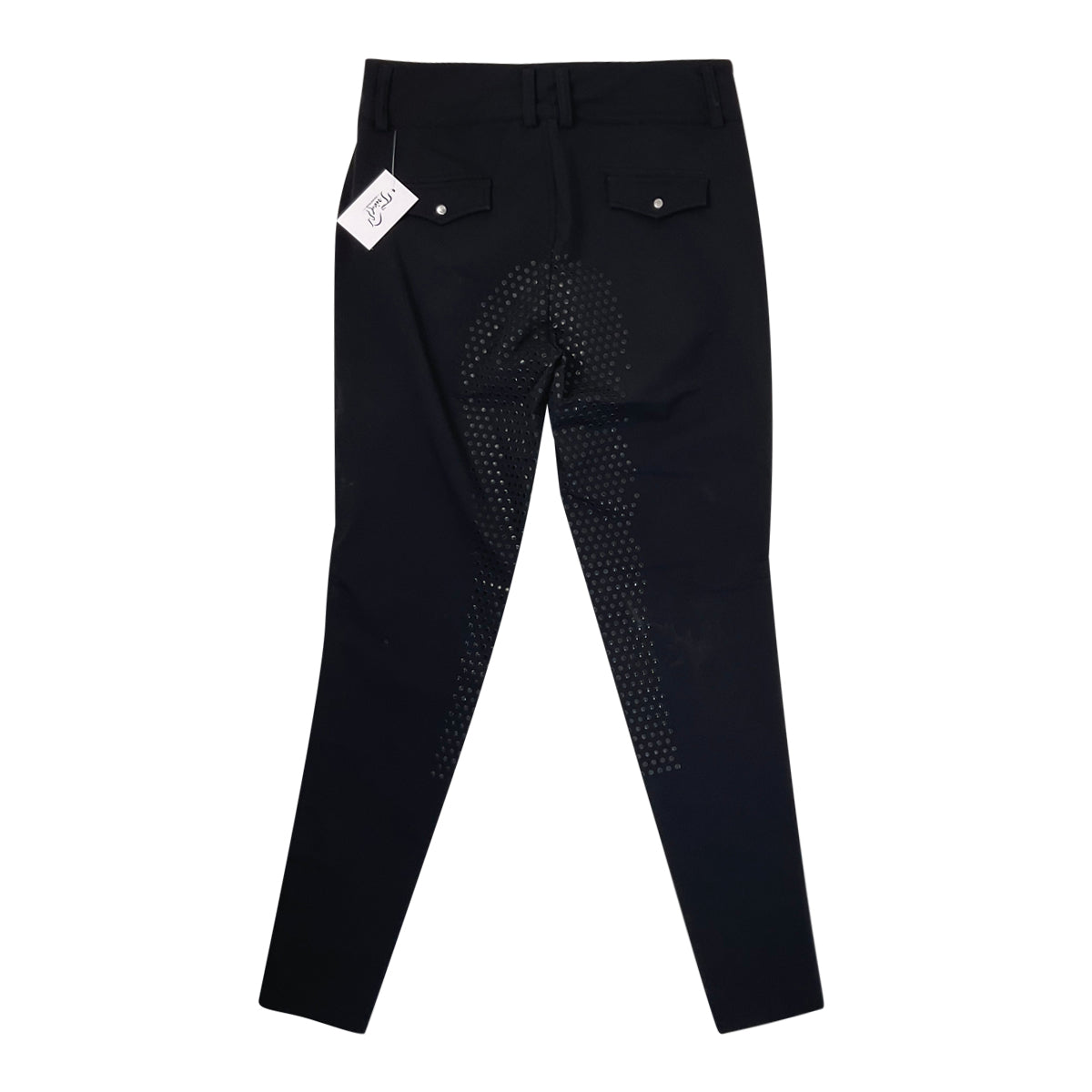Black Heart Equestrian Breeches in Black