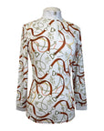 Royal Equestrian Base Layer in White/Royal