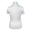RG Jersey Zip Competition Polo in White