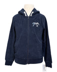Eden by Pénélope Kids 'Capu' Towel Sweatshirt in Navy