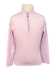 Front of Chestnut Bay Performance Rider SkyCool® Long Sleeve Youth Shirt in Orchid - Children's Small