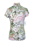 Kastel Denmark Flutter Sleeve Shirt in Sage Garden
